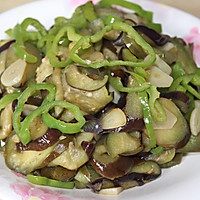 【素食主义】青椒炒茄子的做法图解8