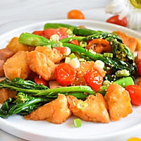 番茄青菜烩油条的做法图解6
