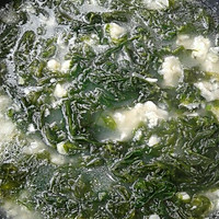 海菜疙瘩汤的做法图解2
