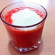 酸奶果汁