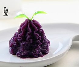 紫薯泥-宝宝辅食的做法