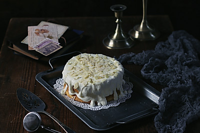 家庭烘焙简化版—海盐芝士奶盖蛋糕