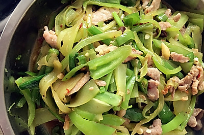 香莴笋炒肉