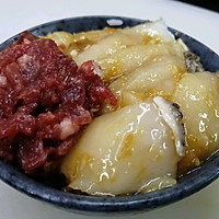 雪鱼牛肉堡仔饭的做法图解3