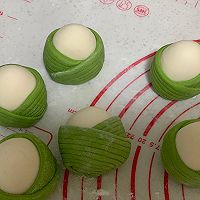 #助力高考营养餐#粽子宝宝豆沙包的做法图解6