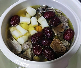 石斛、凤眼果、淮山炖水鸭汤的做法