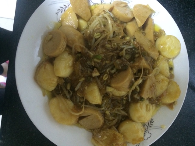 日本豆腐烧豆芽