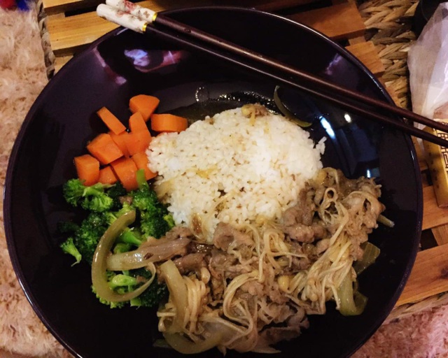 牛肉饭的做法图解4