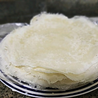 自制传统春卷皮-平底锅版的做法图解5