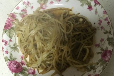 家常炒豆芽