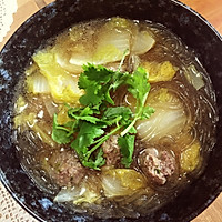 羊肉丸子汤的做法图解3