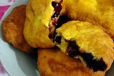 南瓜蓝莓饼