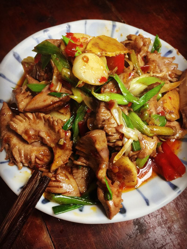 泡菜炒腰花的做法