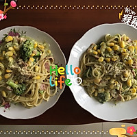 牛油果奶汁培根意面的做法图解2
