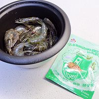 #“酒”是要开心#青花椒烤虾的做法图解1
