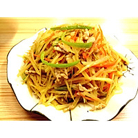 酸炒土豆丝的做法图解1