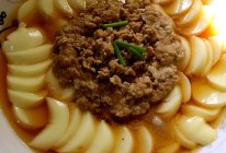 日本豆腐蒸肉的做法