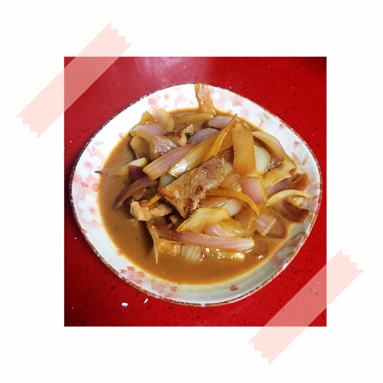 洋葱炒肉的做法