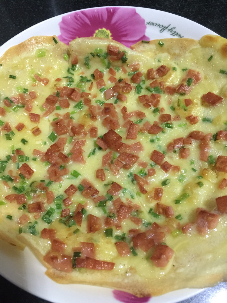 火腿鸡蛋饼的做法