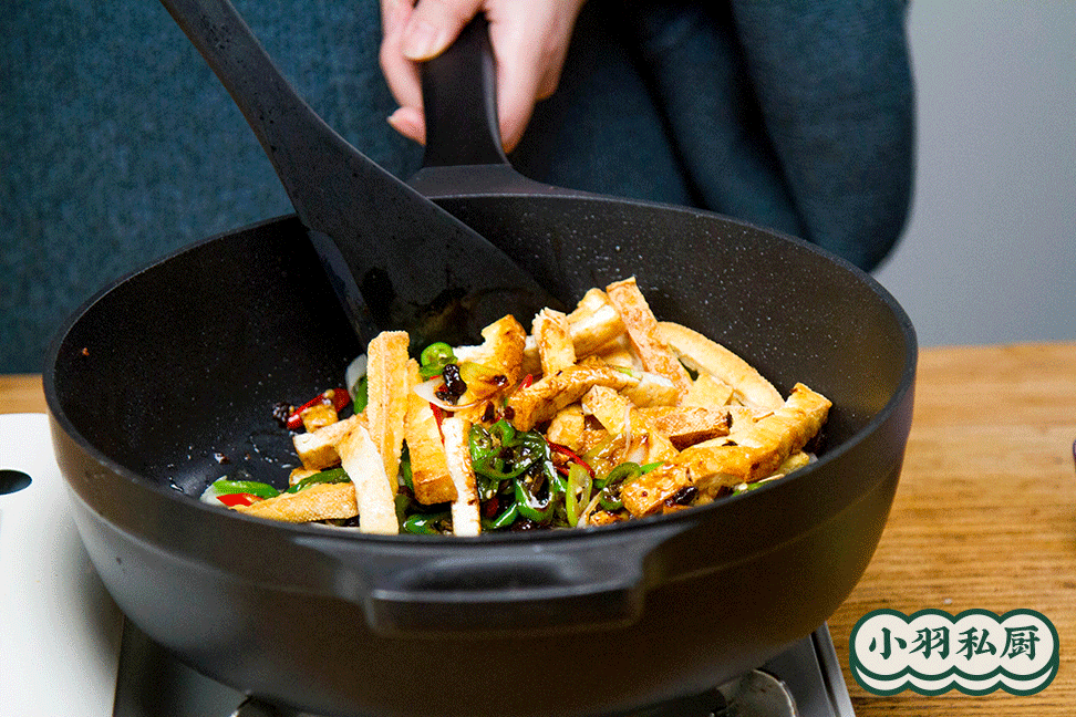 干煸脆皮豆腐的做法图解4