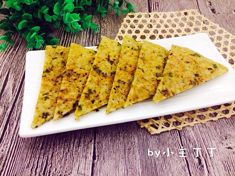 米饭鸡蛋饼