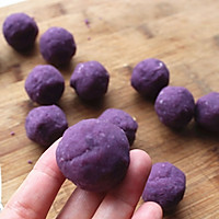 紫薯奶酪球#九阳KL32-I7炸锅#的做法图解1