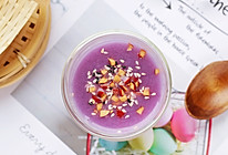 #憋在家里吃什么#好吃不发胖的紫薯燕麦米糊的做法