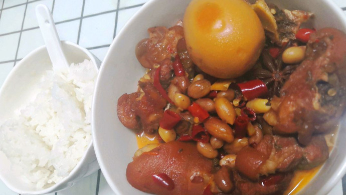 软糯红烧猪蹄花生（可加鸡蛋）