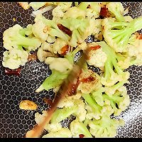 超下饭～干煸鲮鱼有机花菜的做法图解5