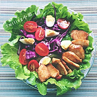 低脂鸡胸肉蔬菜沙拉的做法图解7