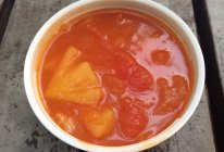 番茄菠萝汤的做法