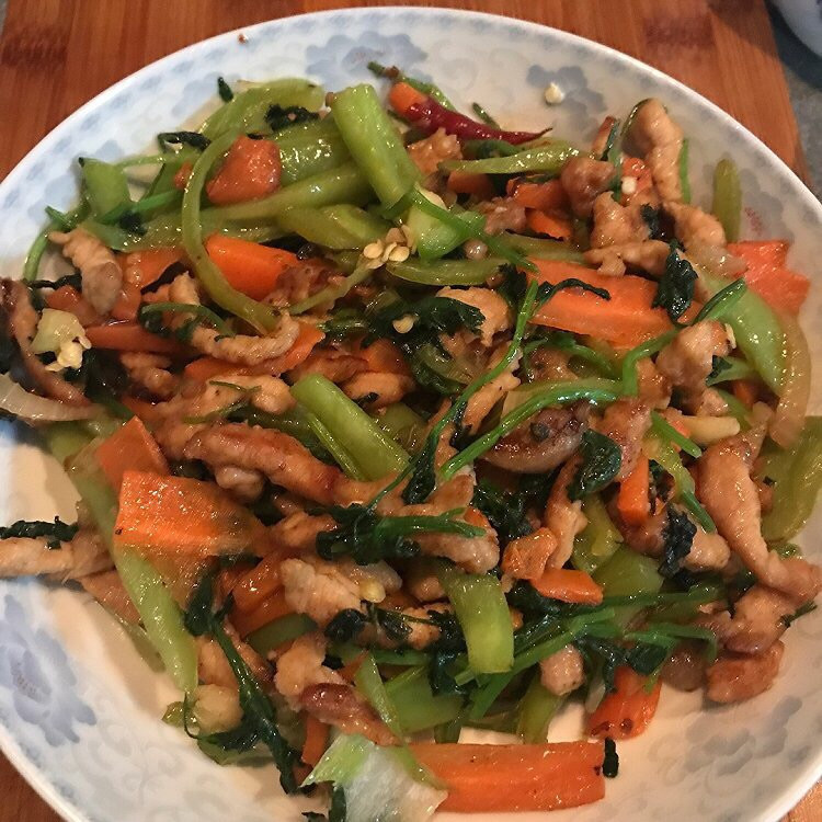 香辣肉丝的做法