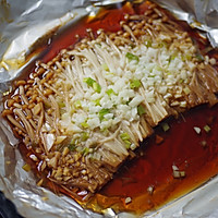 秒杀烧烤店的蒜蓉金针菇#冰箱剩余食材大改造#的做法图解10