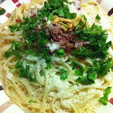 Garlic spaghetti 蒜油意大利面