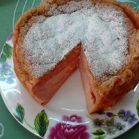#未来航天员-健康吃蛋# 粉红草莓法罗夫魔法蛋糕的做法图解18