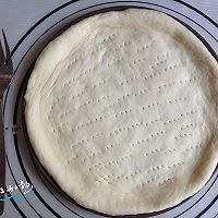 白酱脆皮肠鲜蔬披萨#东菱K30A烤箱#的做法图解7