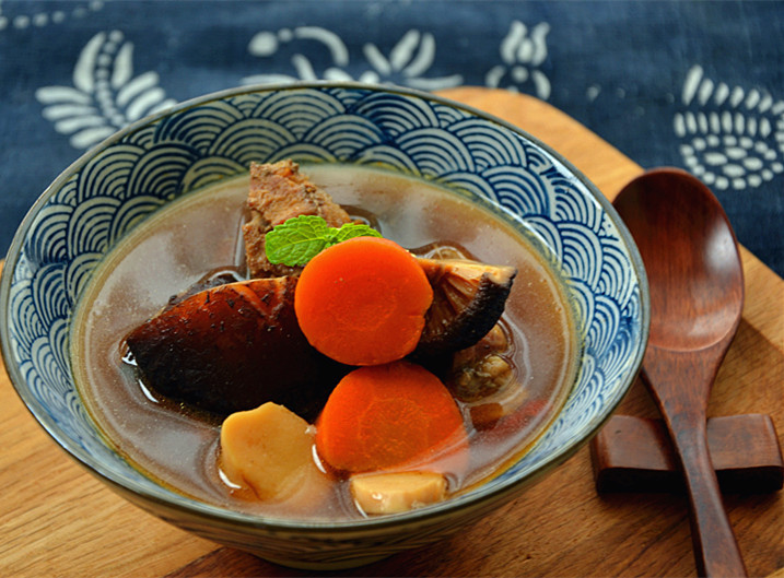 双菇排骨汤——利仁电火锅试用菜谱的做法