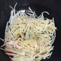萝卜丝炒河虾的做法图解4