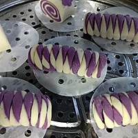 紫薯花卷的做法图解6