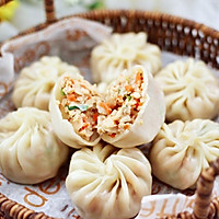 #福气年夜菜#马蹄鸡肉小笼包的做法图解19