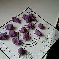 糯米紫薯丸的做法图解2