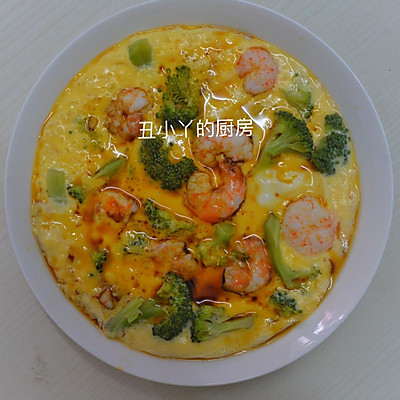 减脂餐｜西兰花虾仁豆腐蒸鸡蛋