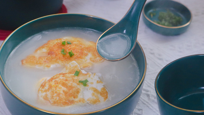 白玉荷包蛋汤