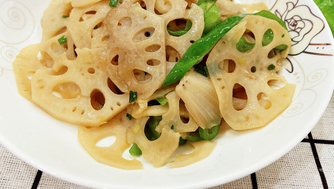 清炒藕片