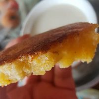 #太古烘焙糖 甜蜜轻生活#玉米面锅边馍馍的做法图解9