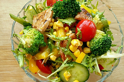 减脂鸡胸蔬菜沙拉