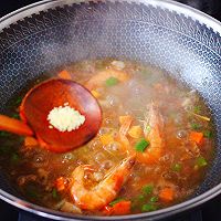 #硬核菜谱制作人#芸豆海虾打卤面的做法图解15