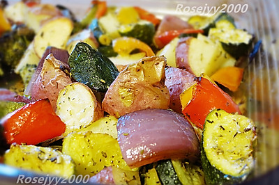 烤蔬菜块