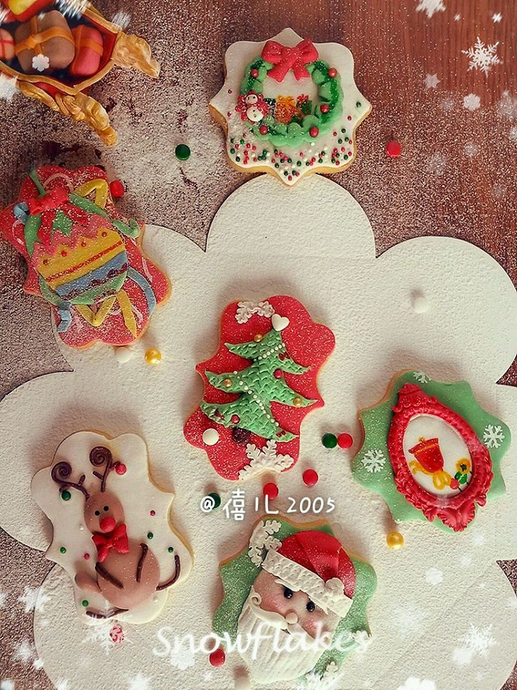 圣诞系列--翻糖饼干的做法