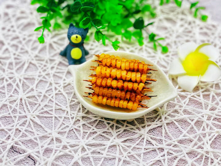烤玉米粒串的做法